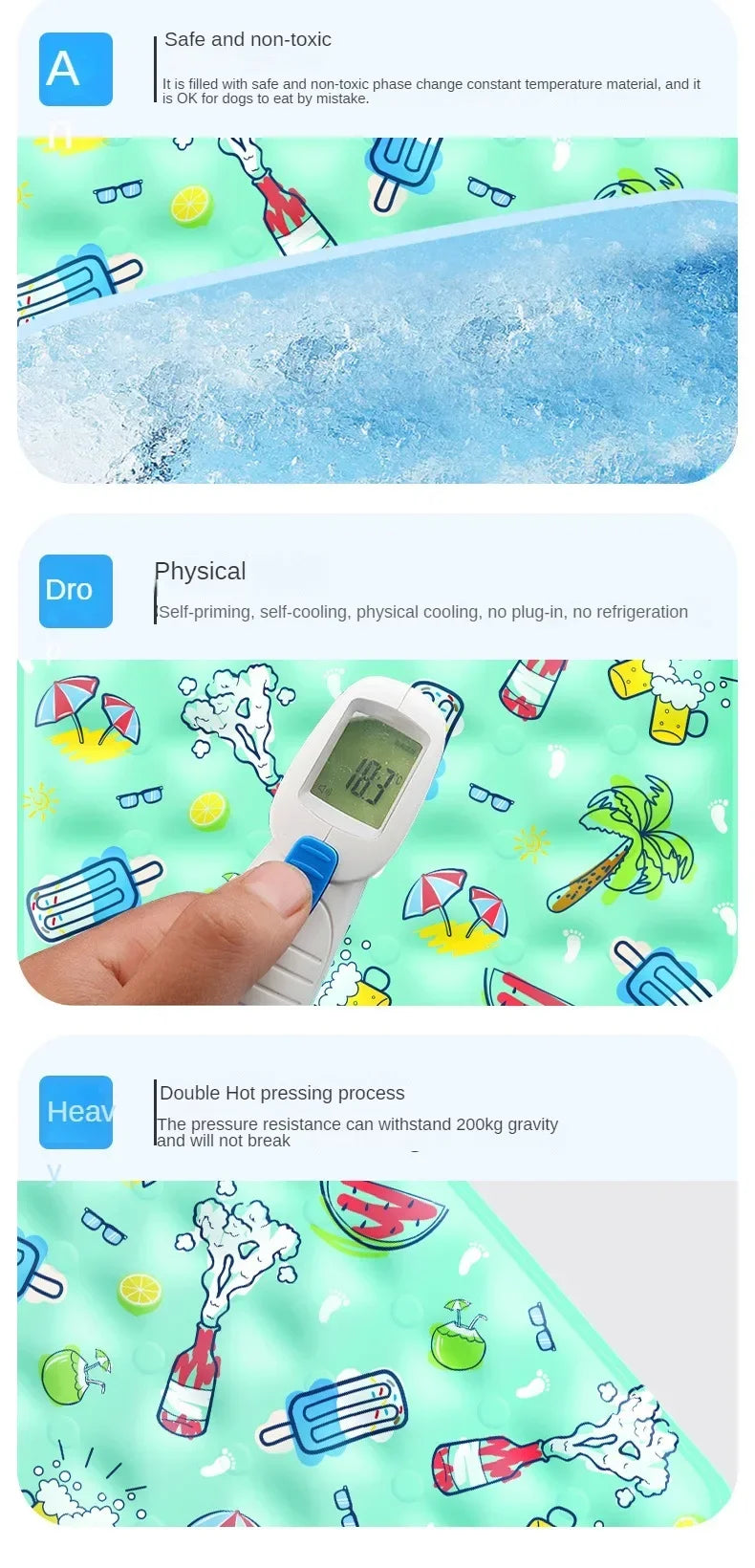 Pet Cooling Mat for Dogs or Cats