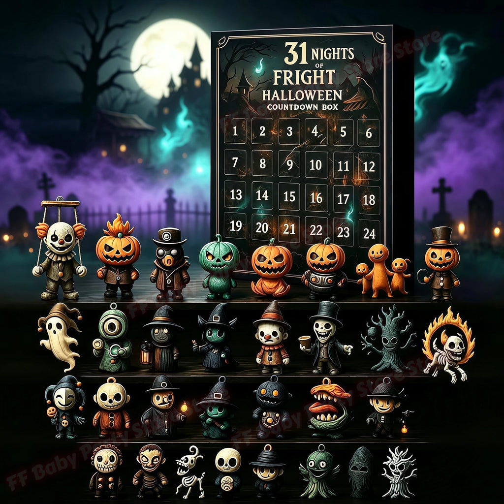 Halloween Advent Calendar 2026 – 31 Nights of Fright with 3D Mini Spooky Figurines
