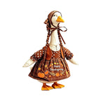 Thanksgiving Goose Outfit with Headband – 23-Inch Porch Décor