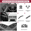 Carbon Fiber Door Switch Button Anti-Scratch Trim for Tesla Model 3 (2024+) & Model Y (2025+)