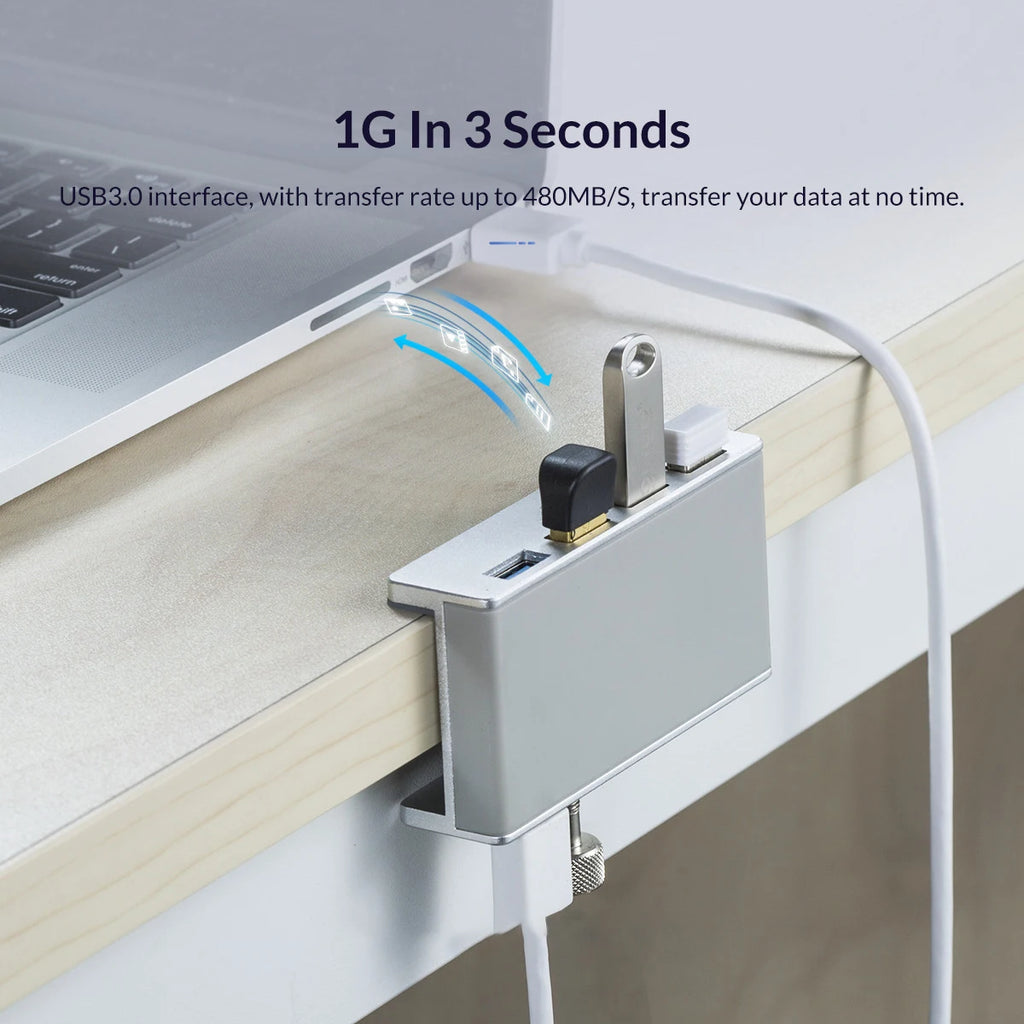 USB 3.0 Hub Multi-Port Adapter | Up to 6 Ports with USB-C, SD & TF Card Reader