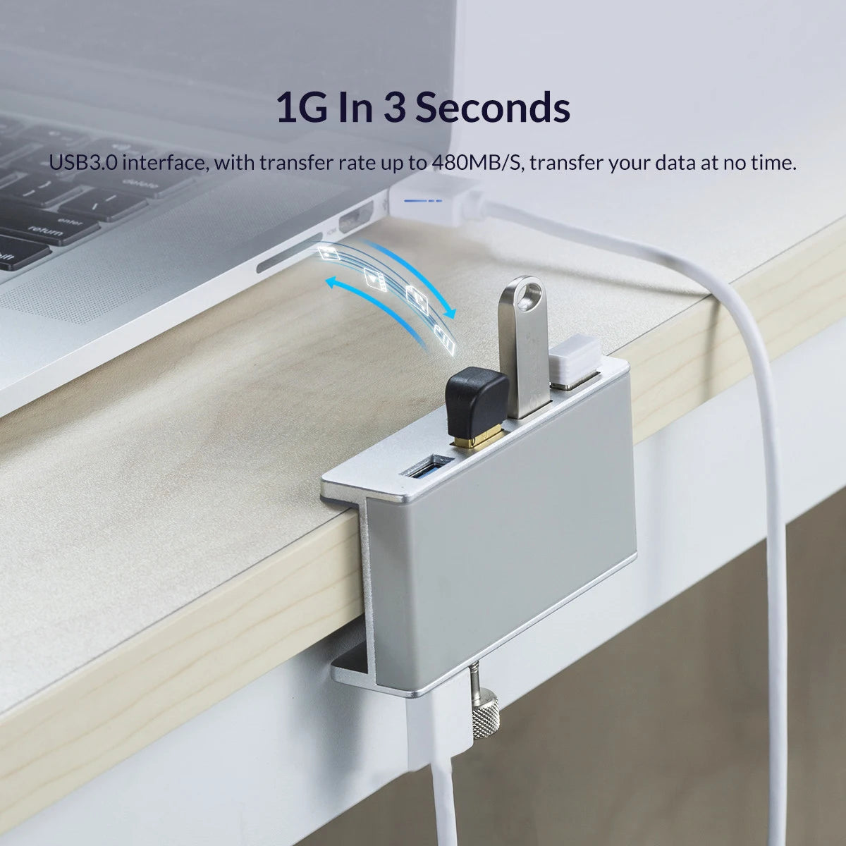 USB 3.0 Hub Multi-Port Adapter | Up to 6 Ports with USB-C, SD & TF Card Reader