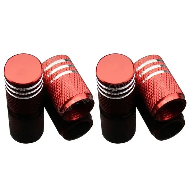 Aluminum Alloy Tire Valve Stem Caps – Universal Set of 4 for Car & SUV