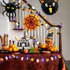 Halloween Solar String Lights — Bat, Pumpkin & Ghost LED Decor