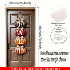 Autumn Pumpkin Welcome Door Banner – Thanksgiving Indoor & Outdoor Décor