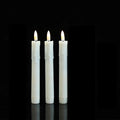 LED Taper Candles – Warm White Battery-Powered Christmas Candlesticks