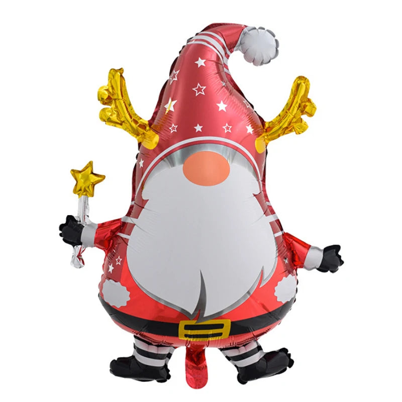 Giant Christmas Foil Balloons – Santa, Tree, Elk, Penguin & More Holiday Character Balloons