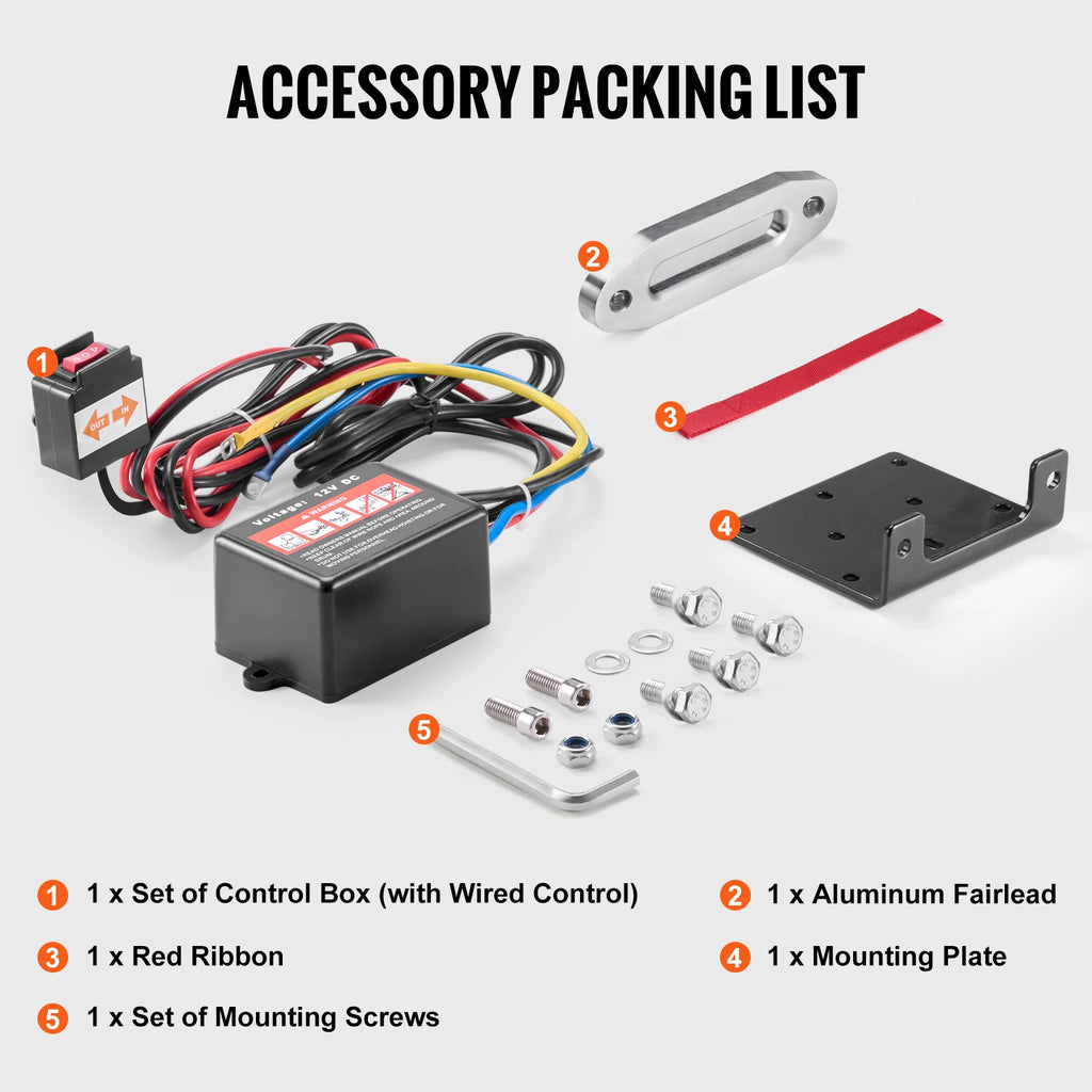 SucceBuy 3500lbs Electric Winch ATV/UTV Wired Car Winch with 39 ft Synthetic Rope Aluminum IP55 Waterproof for Towing Boat Truck