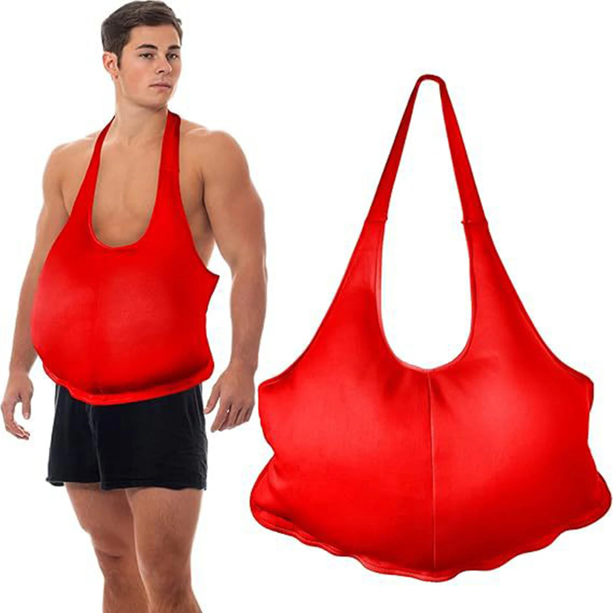 Santa Fake Belly & Butt Costume Props – Sponge Filling for Instant Santa Transformation