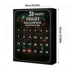 Halloween Advent Calendar 2026 – 31 Nights of Fright with 3D Mini Spooky Figurines