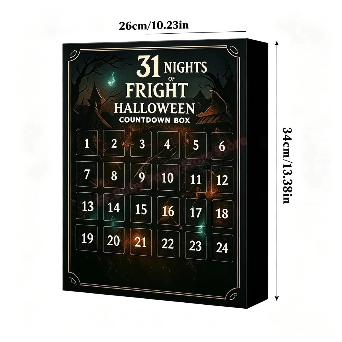 Halloween Advent Calendar 2026 – 31 Nights of Fright with 3D Mini Spooky Figurines