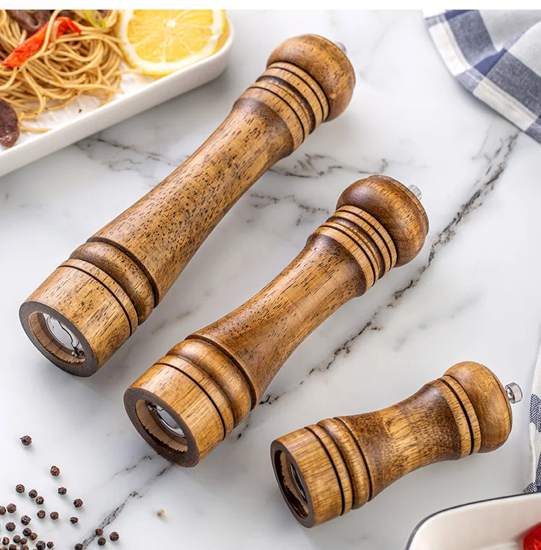 5",  8",  10" Solid Wood Salt and Pepper Grinder