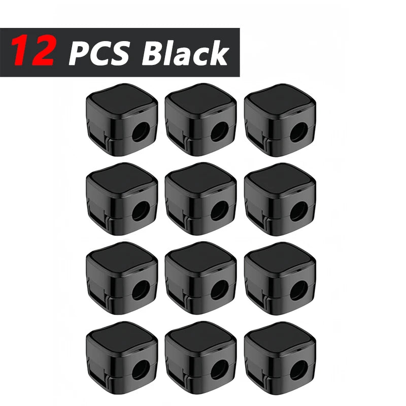 Adhesive Cable Clips – Under-Desk Cord Management Organizer