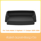 Silicone Armrest Storage Box for Tesla Model 3, Y, Highland & Juniper