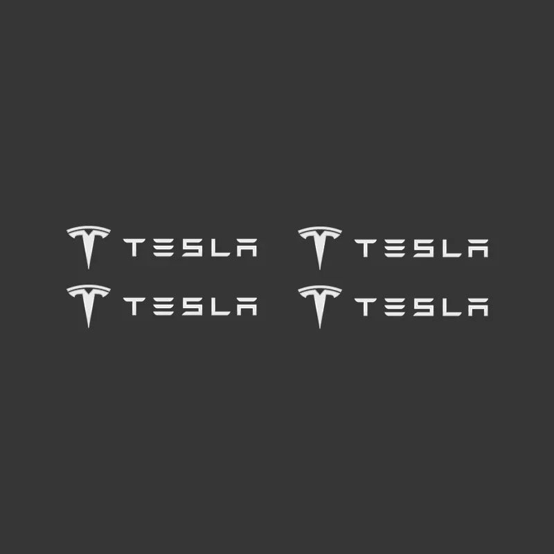 3D Metal Interior Sticker Badges for Tesla Model 3, X & S