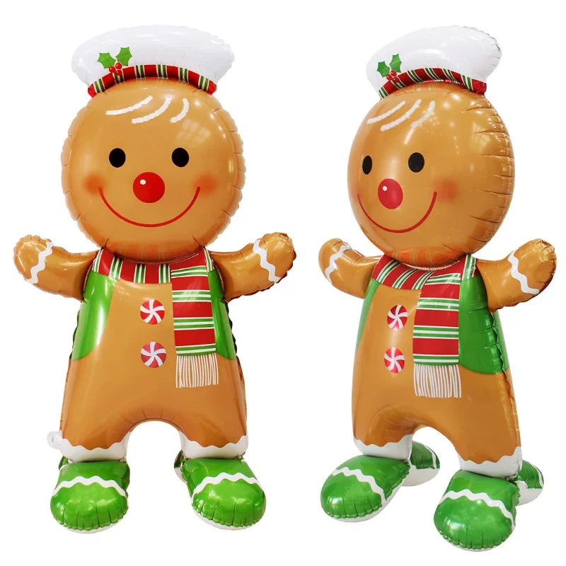 Giant Christmas Foil Balloons – Santa, Tree, Elk, Penguin & More Holiday Character Balloons
