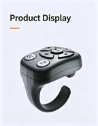 Bluetooth Scrolling Ring Remote – Page Turner & Camera Shutter Controller