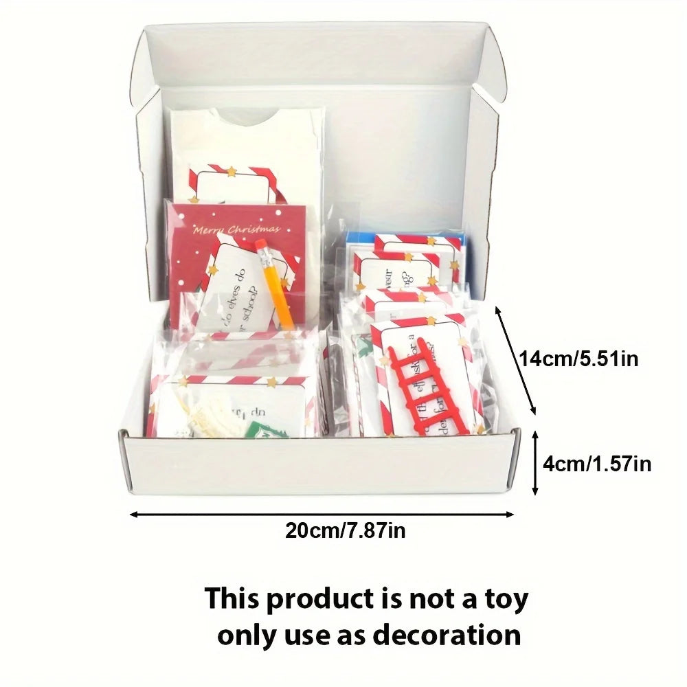 24-Day Christmas Countdown Elf Kit – Jokes, Surprises & Festive Activities