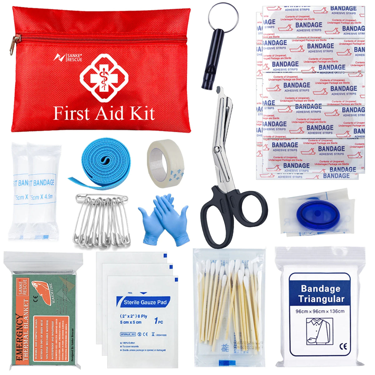 Tactical First Aid Kit – EDC Survival IFAK Pouch