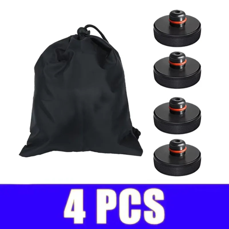 Tesla Rubber Lift Pucks & Jack Pad Adapter for Model 3, Y, S & X
