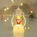 Portable LED Christmas Lantern – Santa, Snowman & Holiday Character Lights