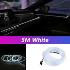 5M Neon LED Car Interior Strip Lights – Flexible Ambient USB Atmosphere Diode