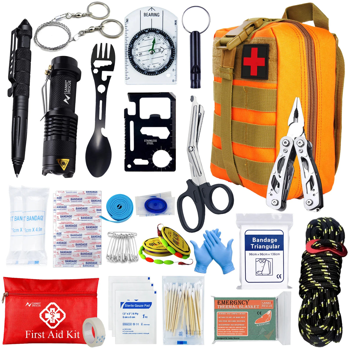 Tactical First Aid Kit – EDC Survival IFAK Pouch