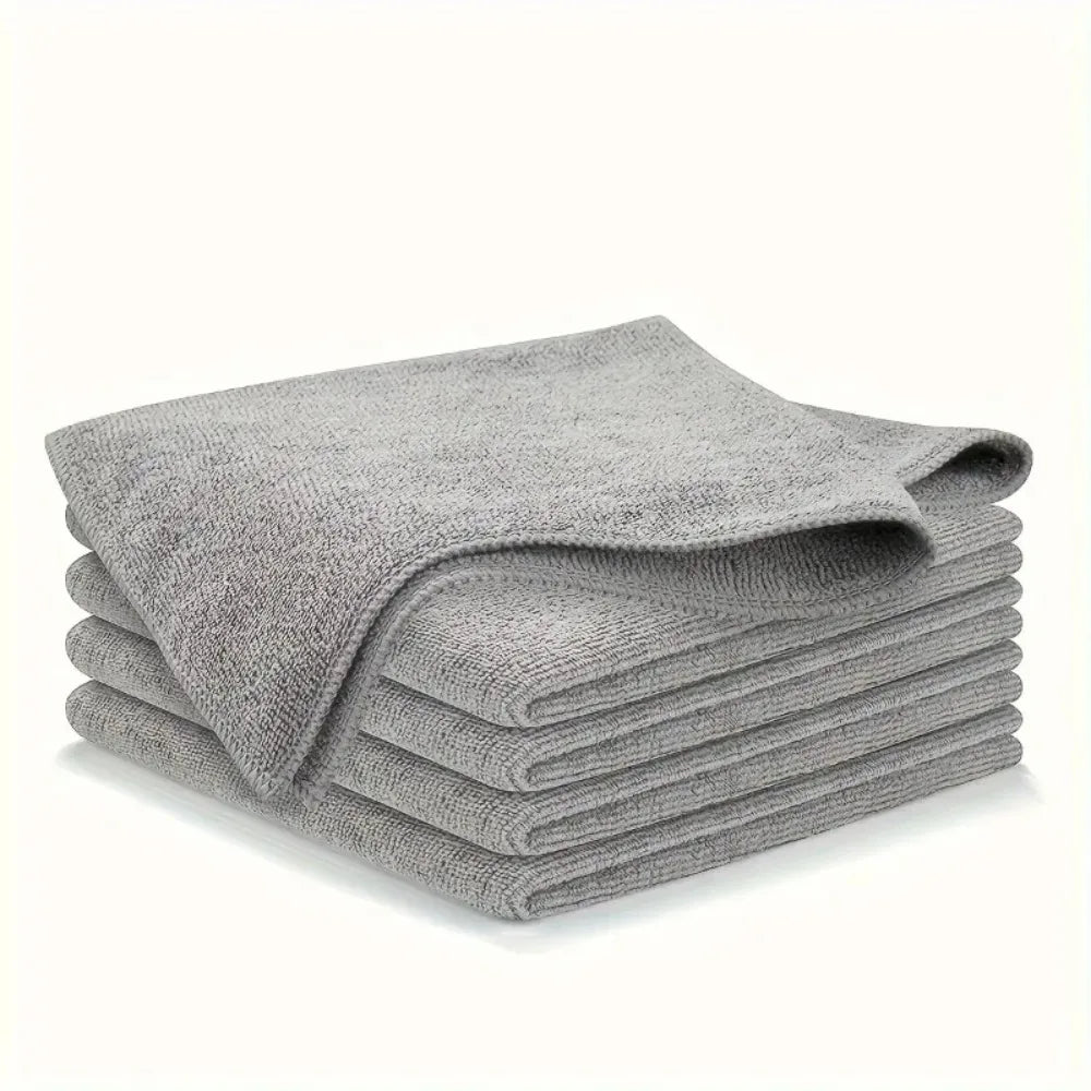 Microfiber towel cleaning set, with highly absorbent, soft and stain-removing fabric
