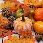 50-Piece Artificial Pumpkins Set – Autumn & Thanksgiving Décor