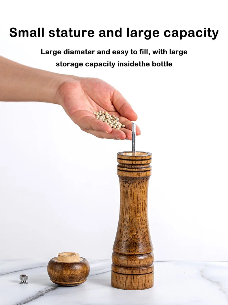 5",  8",  10" Solid Wood Salt and Pepper Grinder