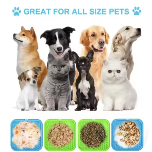 1, 2 or 5pcs Silicone Dog Lick Mat