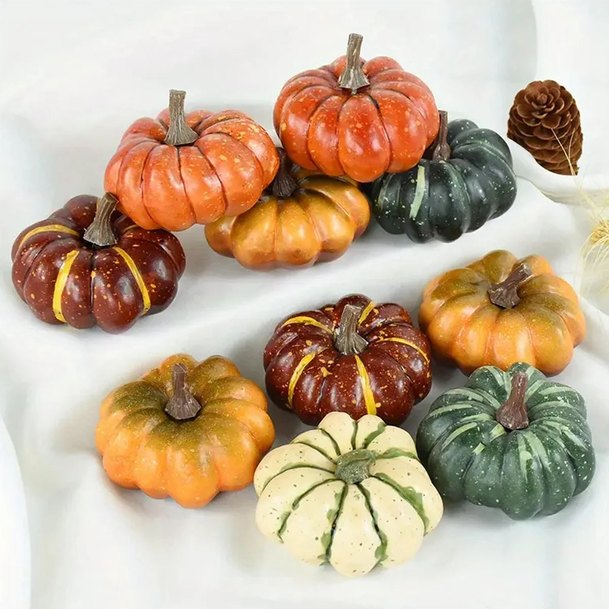 Autumn Faux Pumpkins – Thanksgiving, Halloween & Harvest Décor