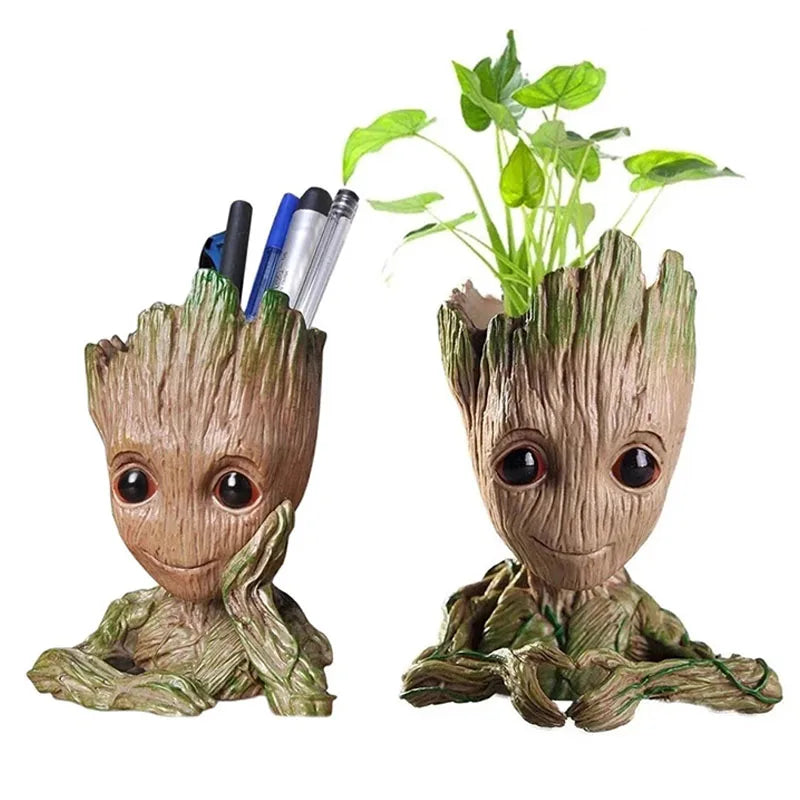Groot Figurine Desktop Ornament | Cartoon Tree Man Miniature Decor