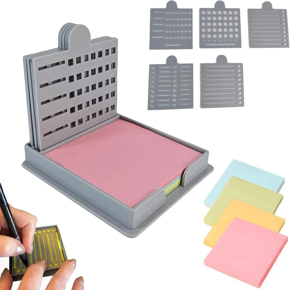 Sticky Note Organizer & Dispenser with Templates
