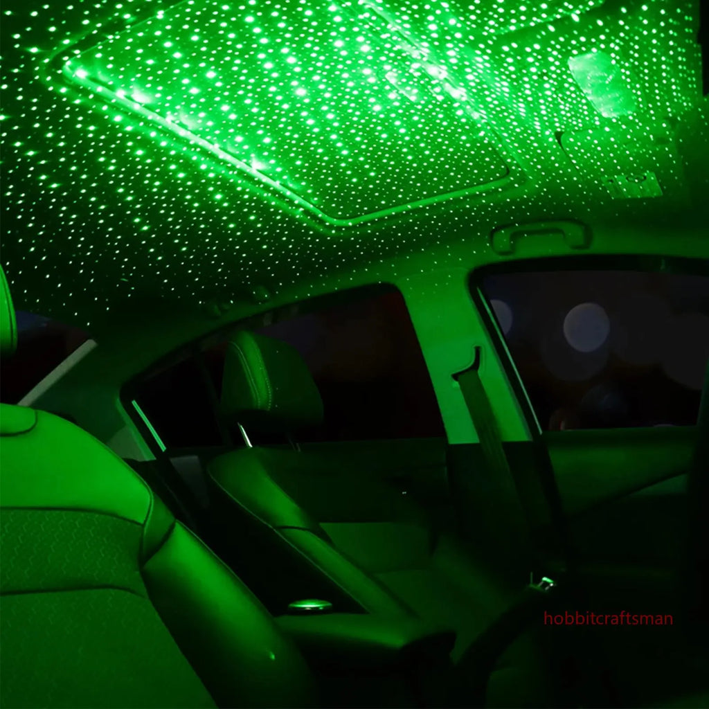 Mini Star Galaxy Projector Light – USB Car Roof & Ceiling Night Lamp