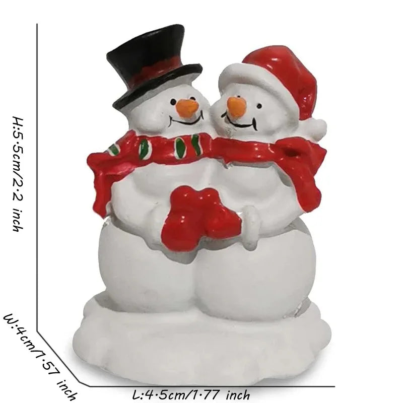 Christmas Village Figurine Set – Holiday Scene Decoration