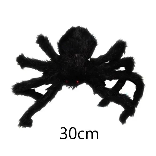 Halloween Giant Spider & Cobweb Decoration Set — Indoor & Outdoor Party Decor