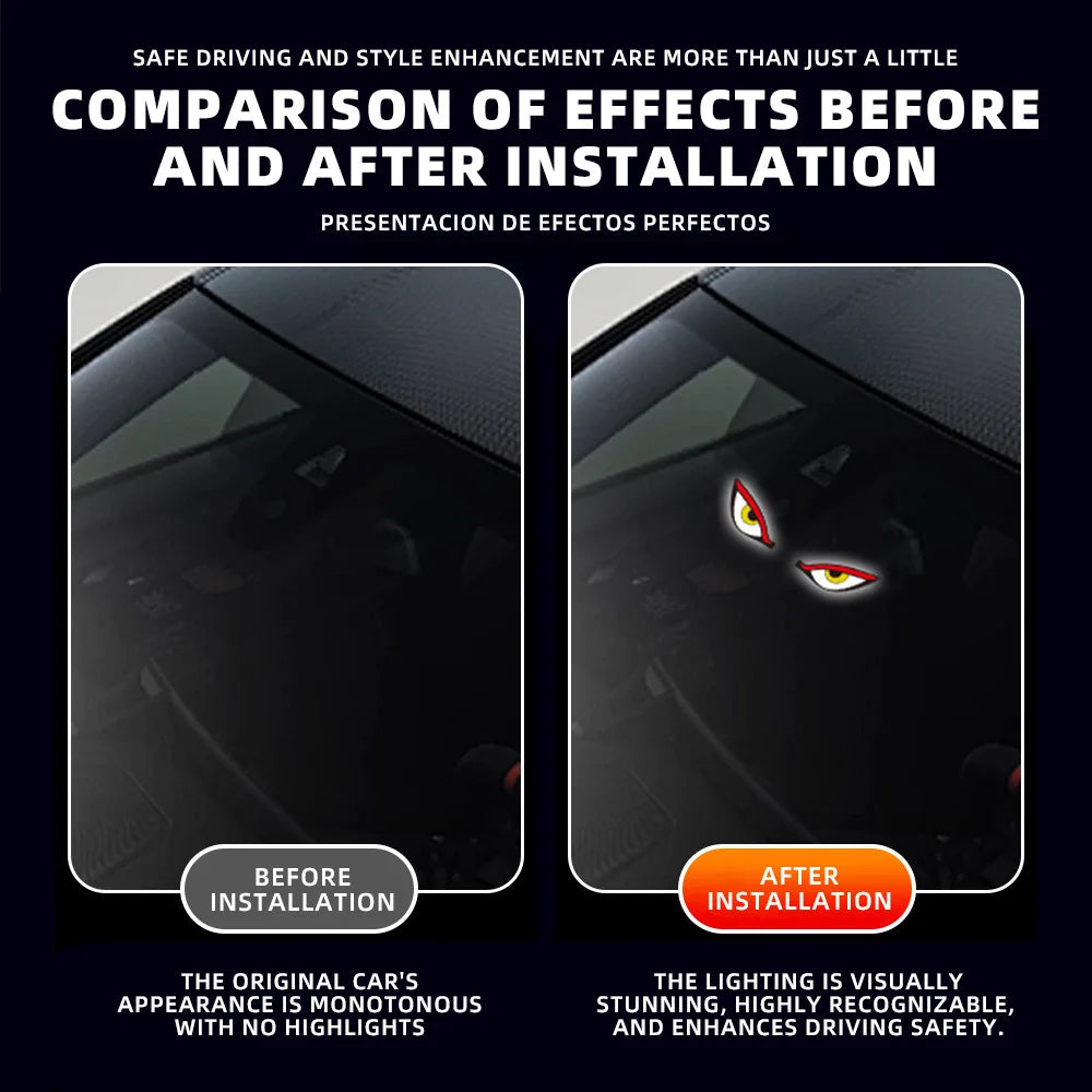Solar Powered Car Eyes