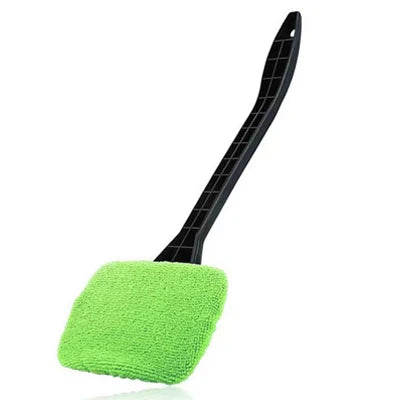 Long-Handle Car Windshield Cleaning Brush – Interior Auto Glass Wiper Kit