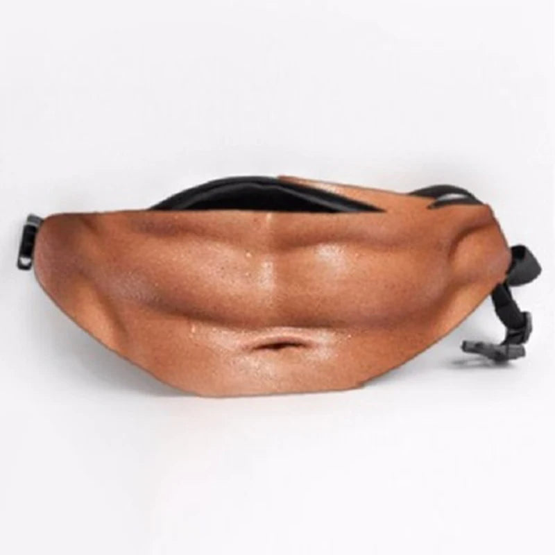 Beer Gut Fanny Pack – Novelty Hairy Belly Waist Bag