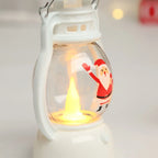 Portable LED Christmas Lantern – Santa, Snowman & Holiday Character Lights
