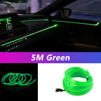 5M Neon LED Car Interior Strip Lights – Flexible Ambient USB Atmosphere Diode
