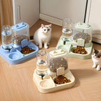 2-in-1 Large Pet Feeder & Water Dispenser