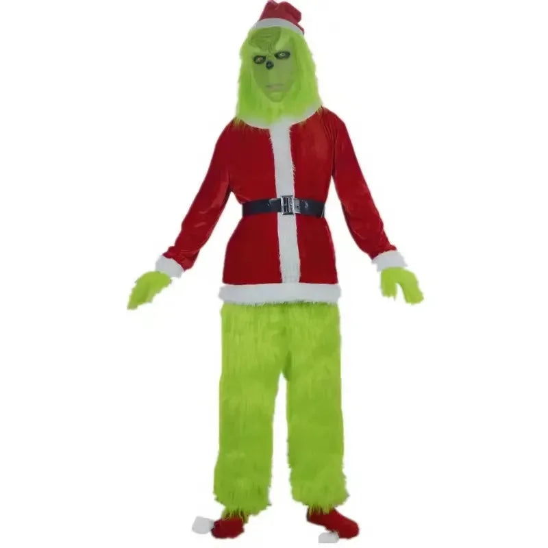 Grinch Christmas Costume – Ugly Green Monster Cosplay Set
