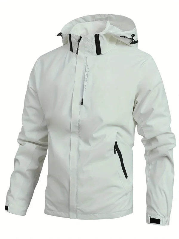 Men's Hooded Waterproof Rain Jacket