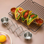 Stainless Steel Taco Holder Set