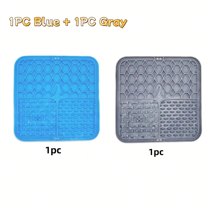 1, 2 or 5pcs Silicone Dog Lick Mat
