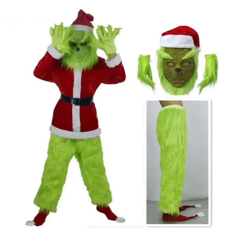 Grinch Christmas Costume – Ugly Green Monster Cosplay Set