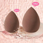 Makeup Brush & Beauty Sponge Set – Multiple Sizes & Colors