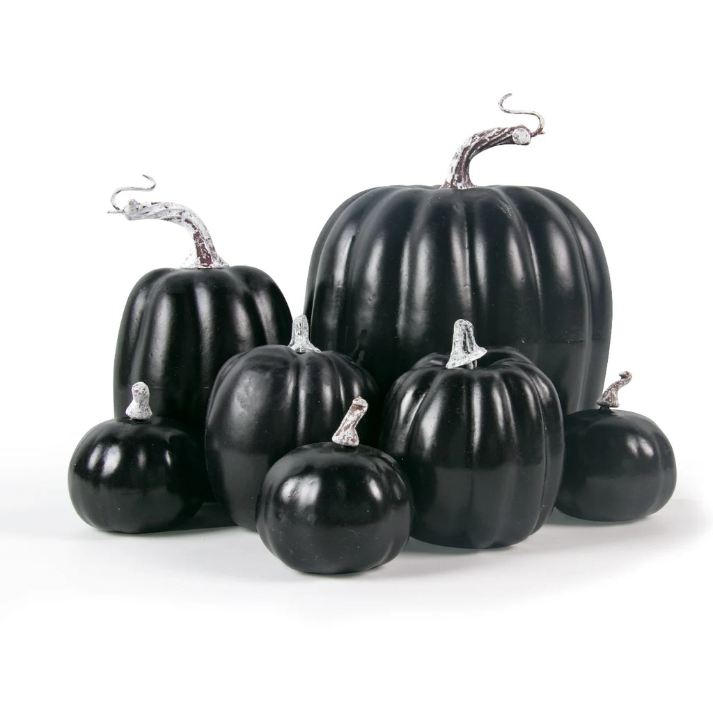7-Piece Artificial Pumpkin Set – Assorted Farmhouse Fall & Thanksgiving Décor